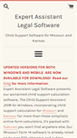 Mobile Screenshot of expertassistantlegalsoftware.com